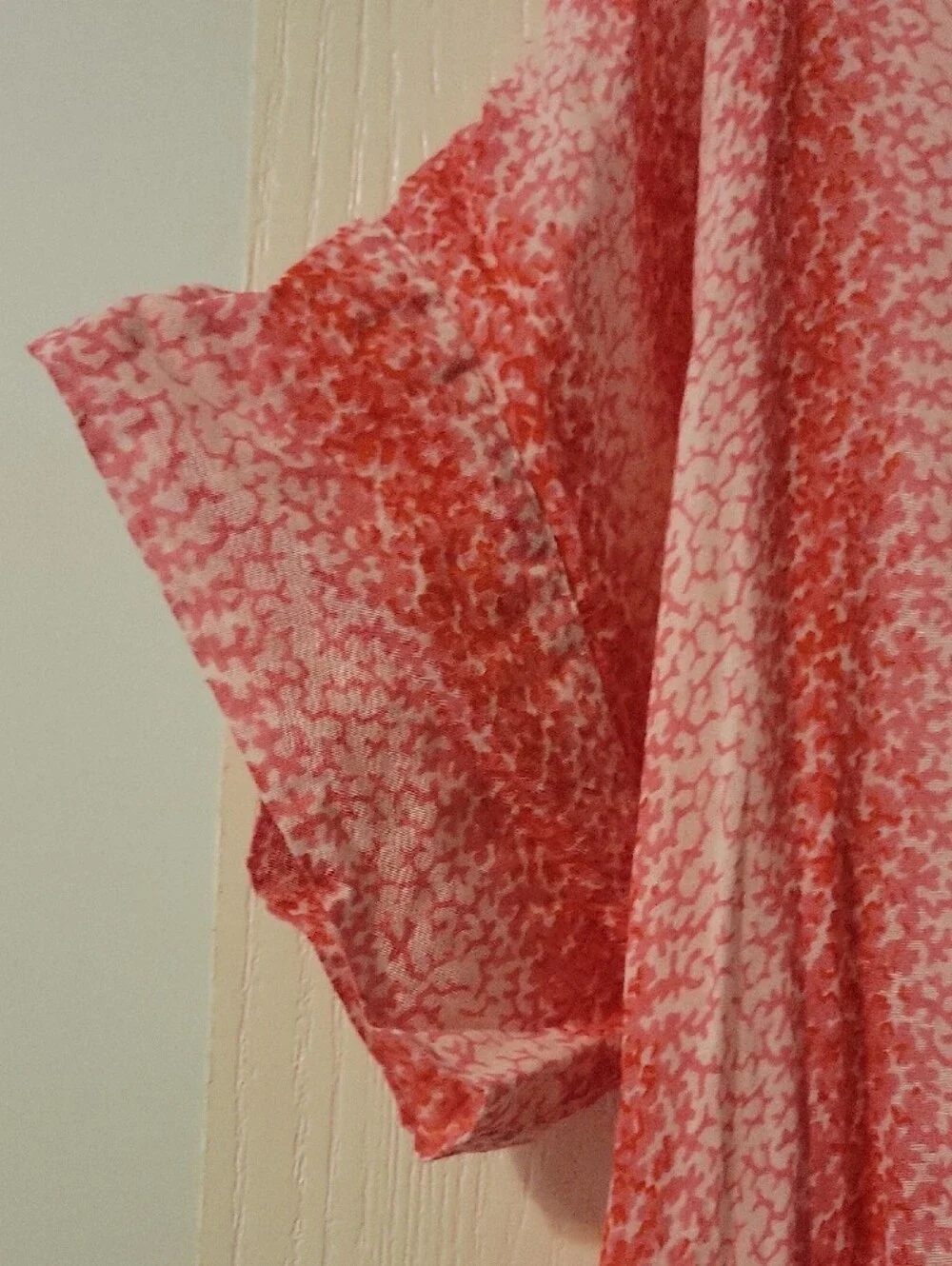 Tuckernuck Pink Printed Tie-Neck Hooded Beach Cover-up